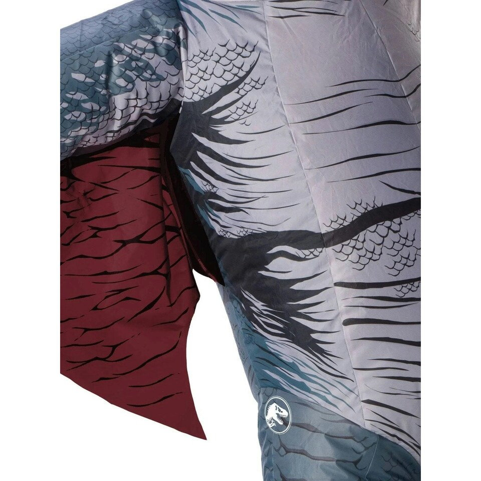 image 1 of Jurassic World Unisex Adult Pteranodon Inflatable Costume - Grey - One Size One Size