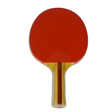 Lion 120 Reverse Table Tennis Bat - Red/Wood - One Size