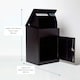 image 9 of SMART PARCEL BOX® Medium Front Access Black Black