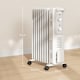 image 5 of HOMCOM 2000W Quiet Oil Filled Radiator, 9 Fin Energy Efficient Portable Electric Heater with 3 Heat Settings, Adjustable Thermostat, Safety Tip Over, Overheat Protection, for Home, White