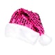image 2 of Hot Pink Sequin Santa Hat Christmas Fancy Dress