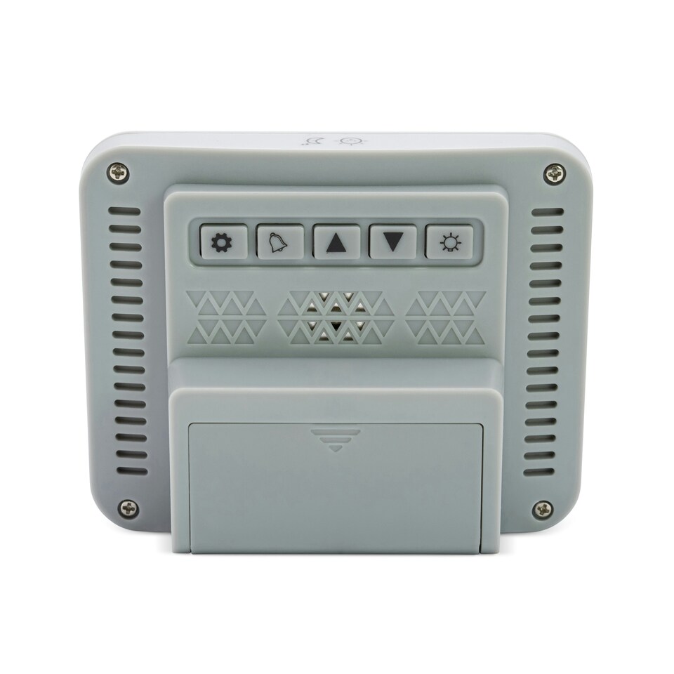 image 1 of Acctim Otto Superbrite® Digital Bedside Alarm Clock Grey