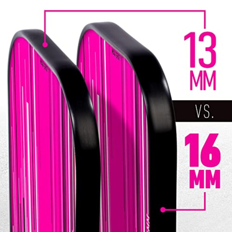 image 1 of Franklin Sports Pro Pickleball Paddle - Signature Series With Maxgrit Surface - Usapa Approved - 16mm Polypropylene Core - Pink