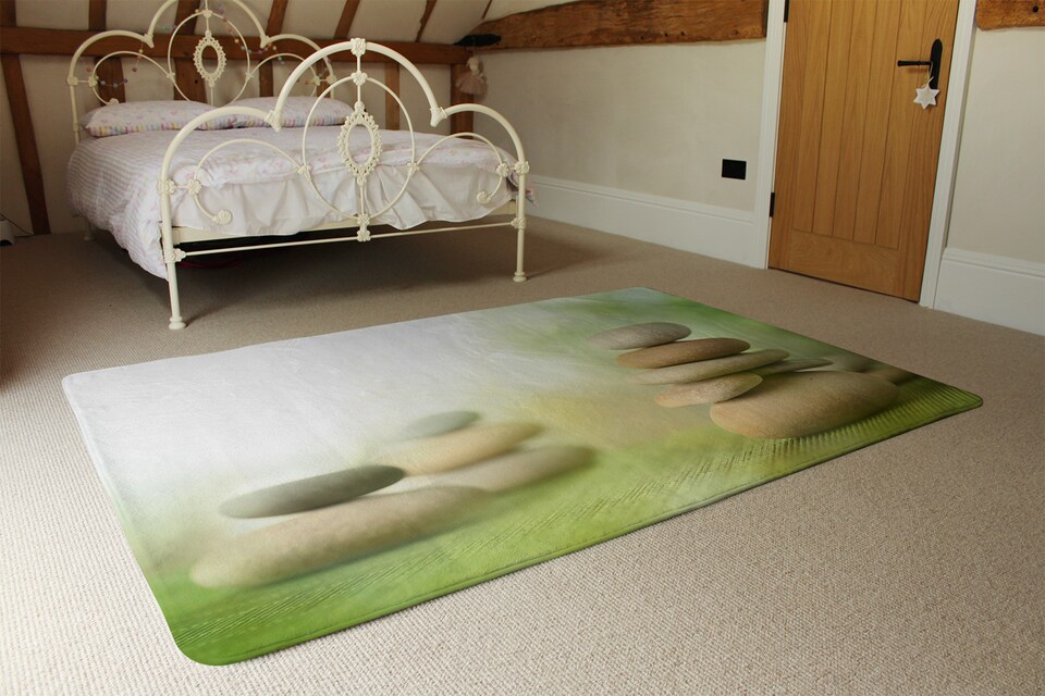 image 1 of Rock Garden Designer Rug | Multi