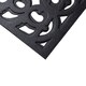 image 4 of Victorian Style Rubber Step Mat - Black