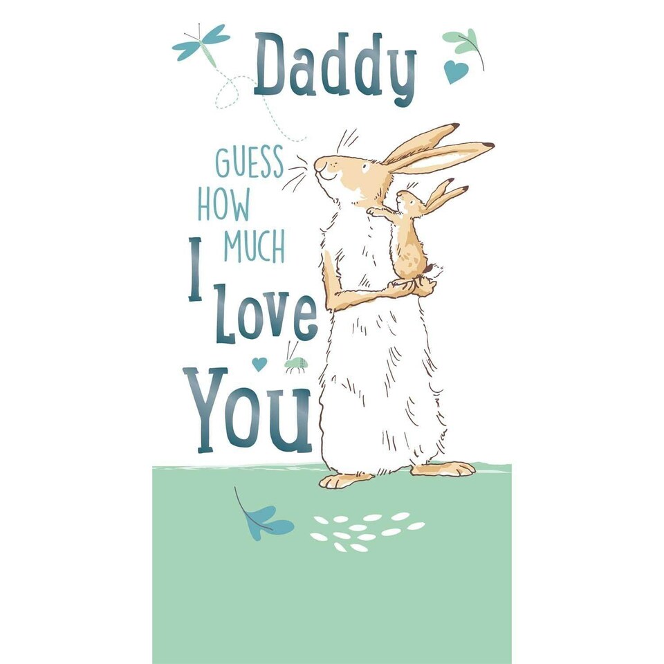 image 1 of Guess How Much I Love You 'Daddy' Birthday Card
