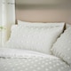 image 3 of Luxury Bobbled Fluffy Dots Tufted Microfibre Duvet Cover Set White | White | Super King