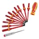 image 6 of VDE Insulated Screwdrivers Flat Pozi Phillips Torx Interchangeable Heads 13pc