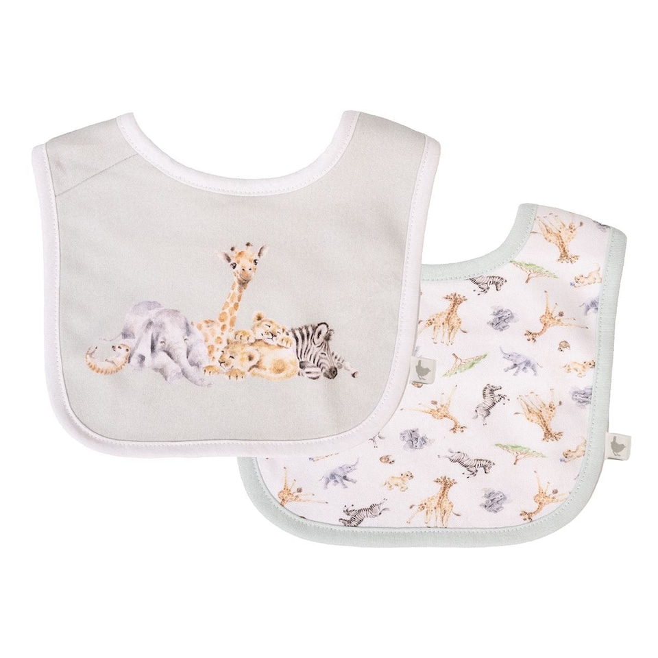 image 1 of Wrendale Designs Little Wren Baby Bibs Gift Set