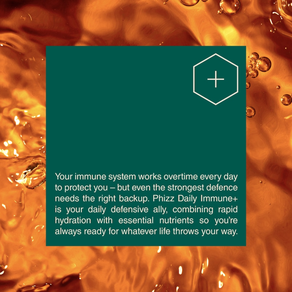 image 1 of Phizz Daily Immune+ Orange, Hydration, Electrolytes and Vitamins Effervescent (60 Tablets)