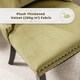 image 9 of Romsey Set of 2 Modern Velvet Dining Chairs with Knocker Ring