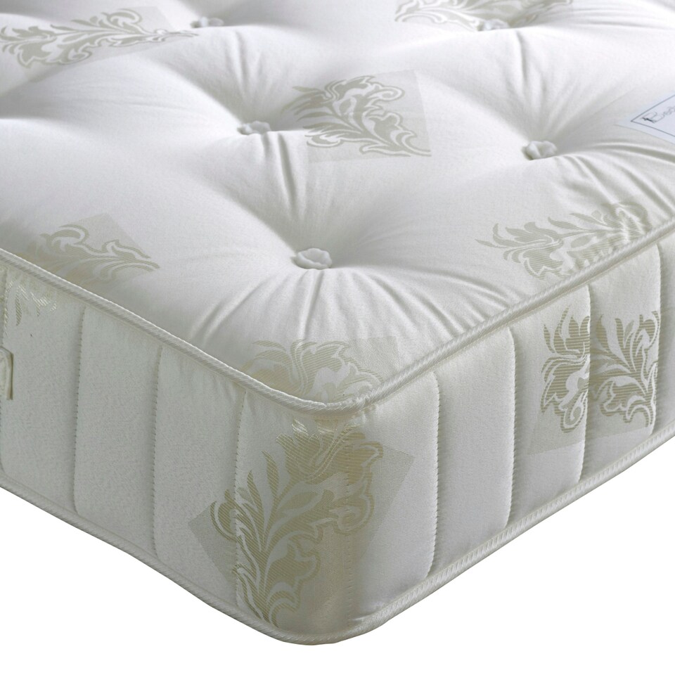 image 1 of Super Ortho Orthopaedic Natural Plush Velvet Divan Set And Milan Headboard Small Double