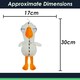 image 2 of Zipper Goose Goose Duck Soft Toy Cute Plushie Huggable Cuddly 30cm White