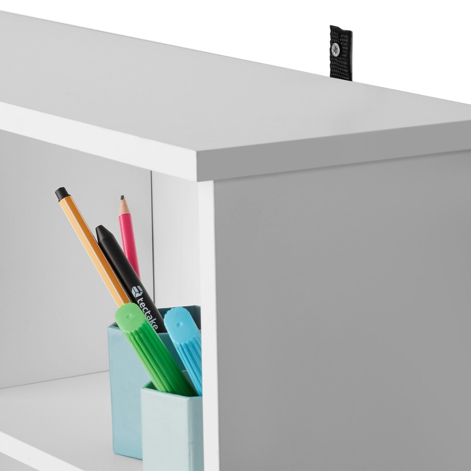 image 1 of Shelves Stevie - 21 compartments, height-adjustable, removable shelves White | White Matt