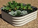 image 1 of Original Veggie Bed Merino White Vegetable Steel Raised Planter x1 | White