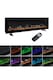image 3 of Living and Home 60 Inch Modern Electric Fireplace - Wall Mounted/Freestanding, with Remote Control, 1800W