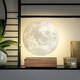 image 5 of Gingko Design Smart Moon Lamp Natural Walnut Wood
