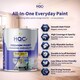 image 4 of HQC Vinyl Matt Emulsion Paint - Matt Finish for Interior Walls & Ceilings - Light Yellow - 1L