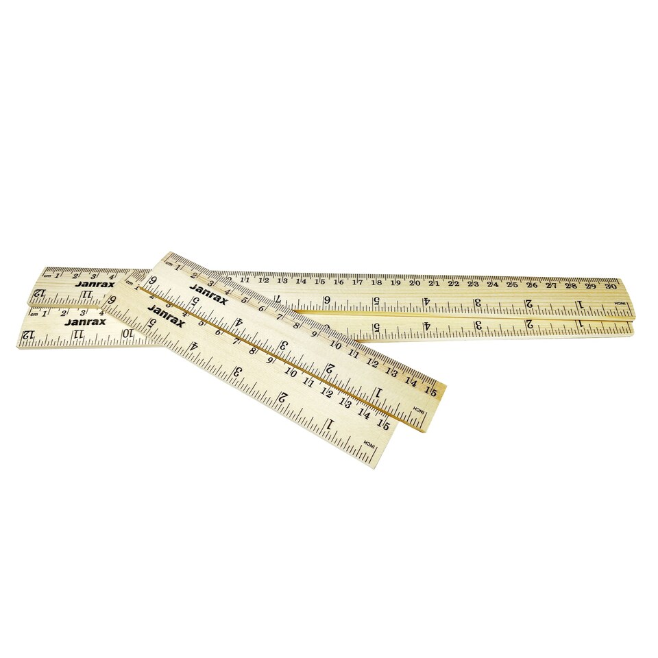 image 1 of 15cm Wooden Ruler by Janrax