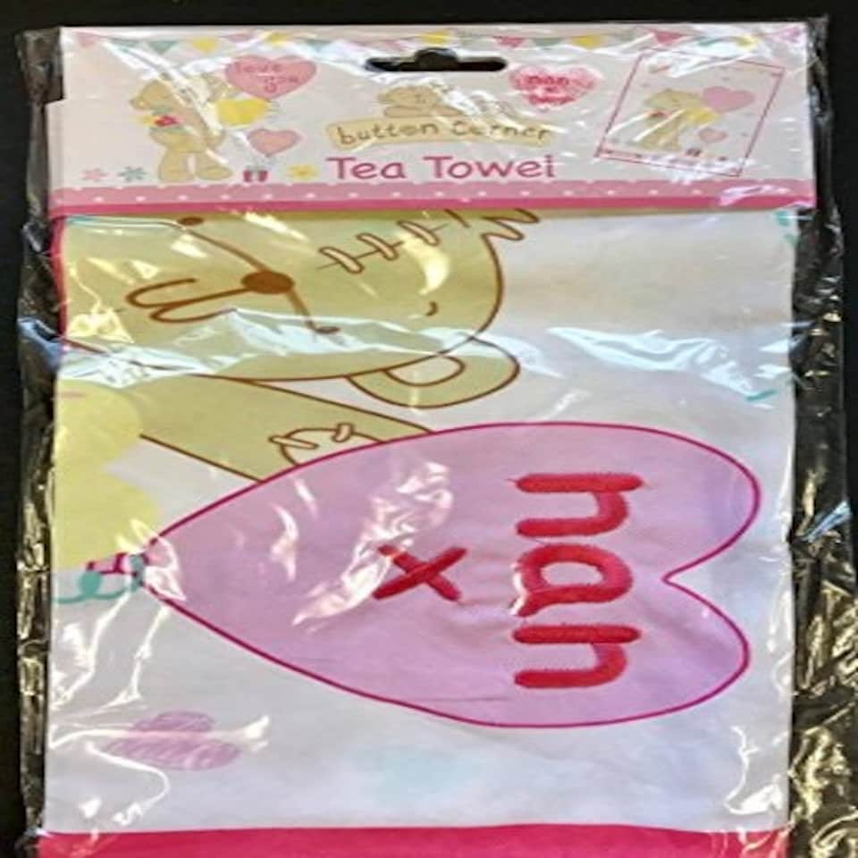 image 1 of Button Corner Nan Love You x Tea Towel