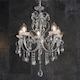 image 2 of Tabitha 5 Light Bathroom Ceiling Pendant Light Chrome, Clear Crystal (K9) Glass Detail IP44, G9