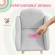 image 9 of ZONEKIZ Kids Armchair Toddler Sofa Chair Cloud-Shaped for 1.5-3 Years Purple