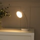 image 3 of ValueLights Keela White Adjustable Flexi Neck Desk Table Lamp with LED Bulb