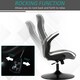 image 4 of Vinsetto Racing Video Game Chair PVC Leather Computer Gaming Chair Grey