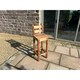 image 1 of Deluxe Alfresco Outdoor Wooden Bar Stool