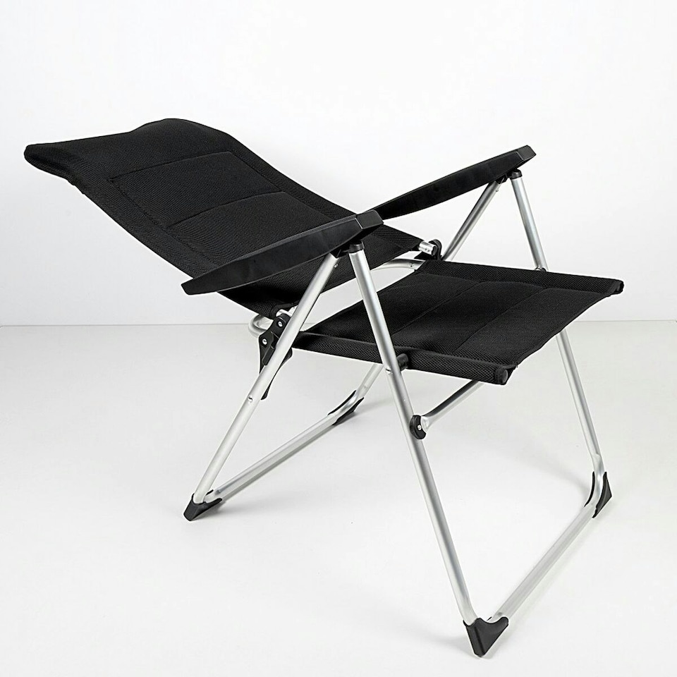 image 1 of Beach Chair Aktive Deluxe Foldable Black 49 x 123 x 67 cm (2 Units) N/A