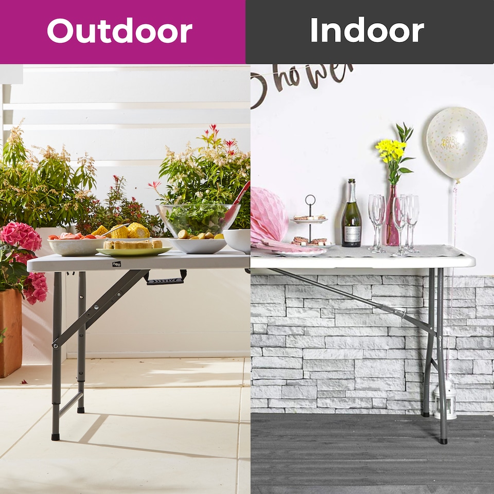 image 1 of Folding Picnic Table Portable 4FT