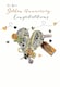 image 1 of Golden 50th Anniversary Greeting Card Joie De Vivre Range Cards