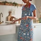 image 2 of Ulster Weavers 12 Days of Christmas Apron - Cotton Blue