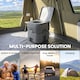 image 6 of Outsunny 20L Camping Toilet Portable Travel WC Caravan Picnic Fishing Restroom