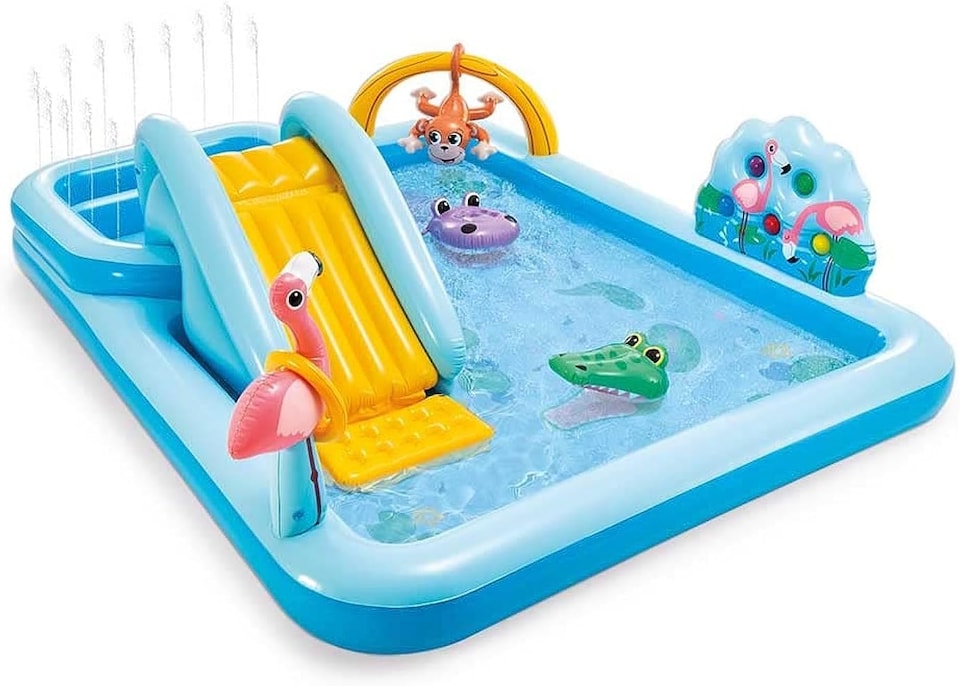 image 1 of Intex Jungle Adventures Water Play Center Fun-Filled Playtime for Kids | Blue | 1