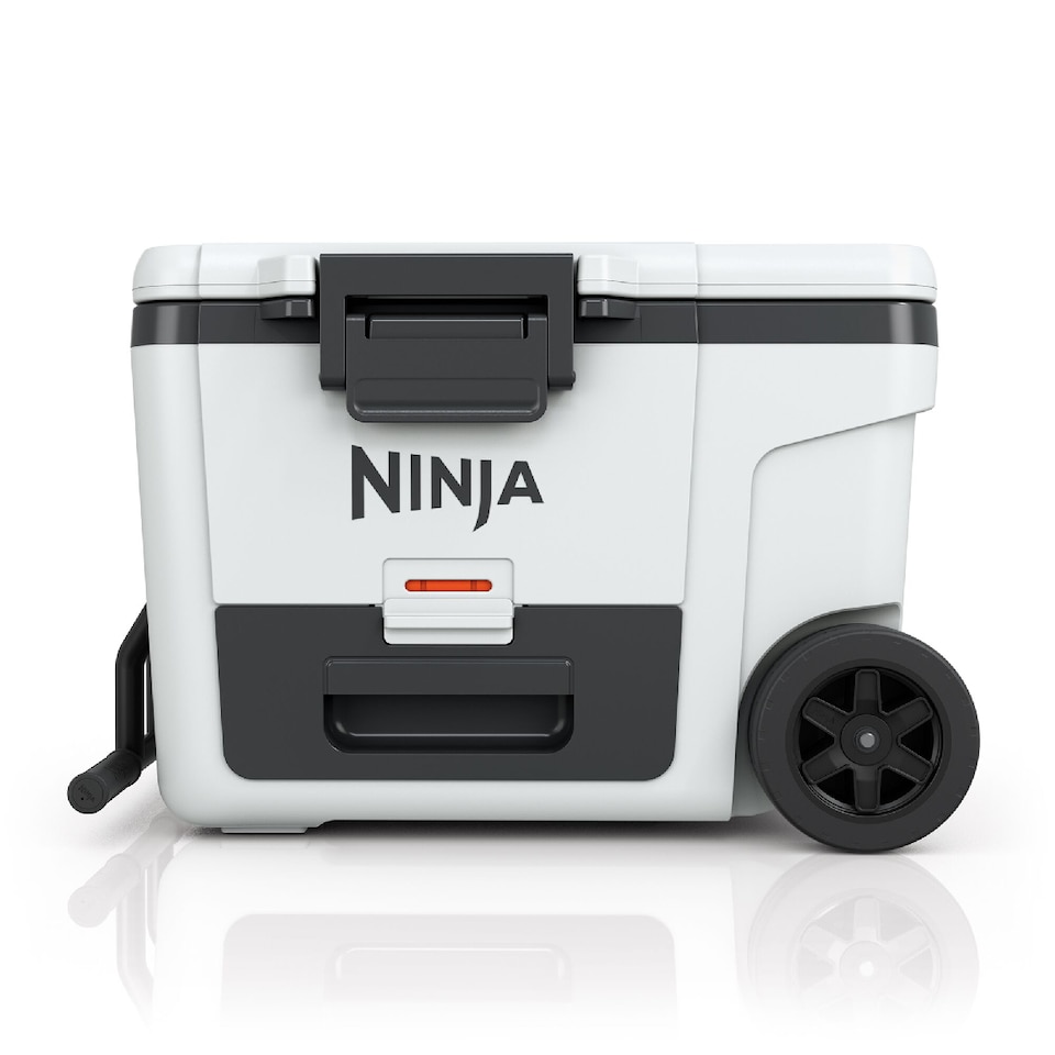 image 1 of Ninja FrostVault 45QT/42L Wheeled Cooler with Dry Zone, Cloud White FB245UKWH