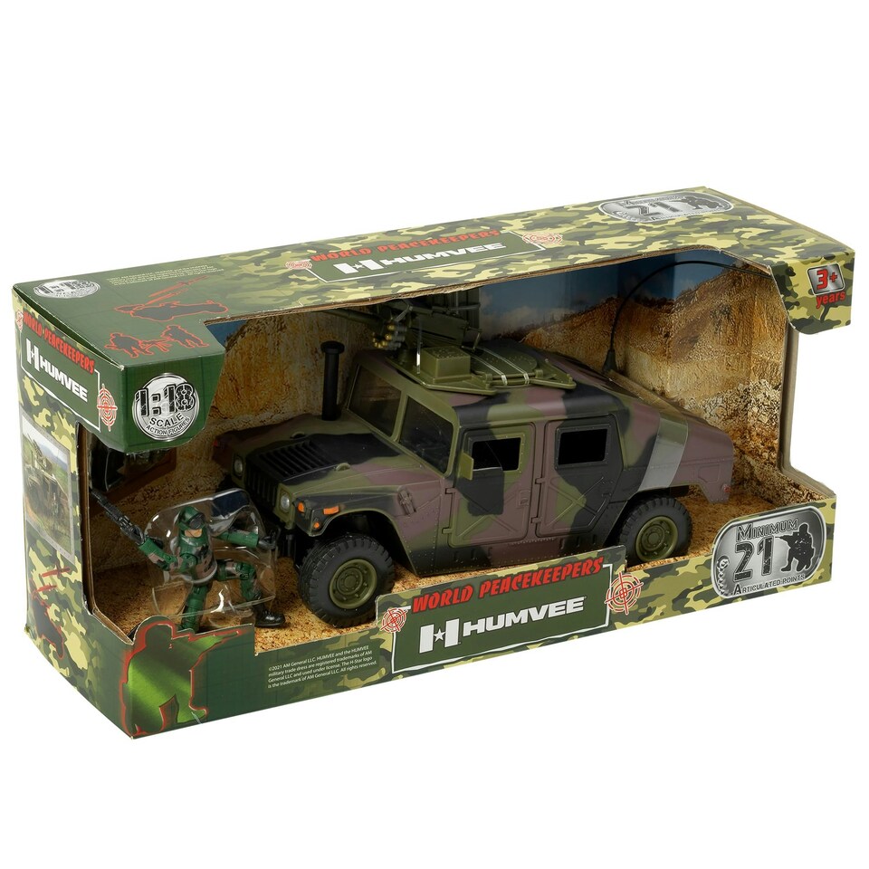 image 1 of Humvee Assault vehicle and Figures - World Peacekeepers - 72463