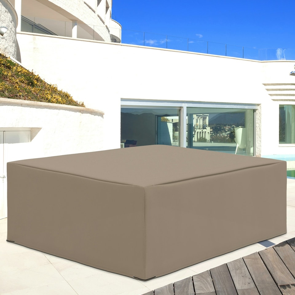 image 1 of Outsunny 275x205cm Outdoor Furniture Protective Cover Water UV Resistant White