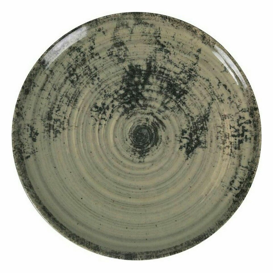 image 1 of Flat Plate La Mediterránea Aspe Green Ø 26 x 2,5 cm (12 Units) N/A