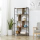 image 2 of HOMCOM Industrial Storage Shelf Bookcase Closet Floor Standing Display Rack