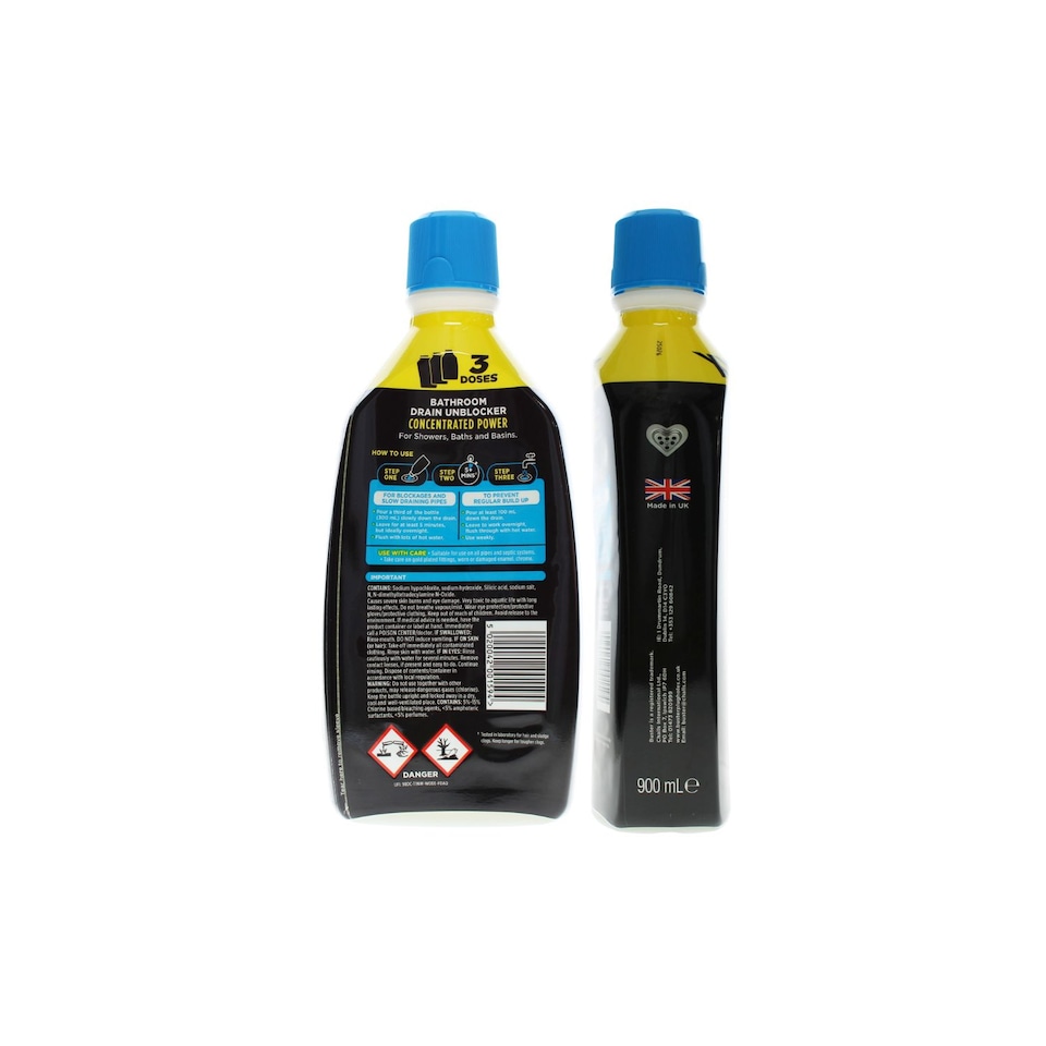image 1 of Buster Bathroom Unblocker 3 -Dose - Pack of 2x900ml