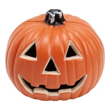 Living and Home Halloween LED Pumpkin Lantern Battery Operated - 20*18cm