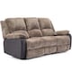 image 1 of Postana 3 Seater Electric High Back Jumbo Cord Fabric Recliner Sofa (Brown)