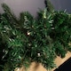 image 9 of 1.8m Plain Green Christmas Garland with 164 Tips and 50 Warm White LED Lights