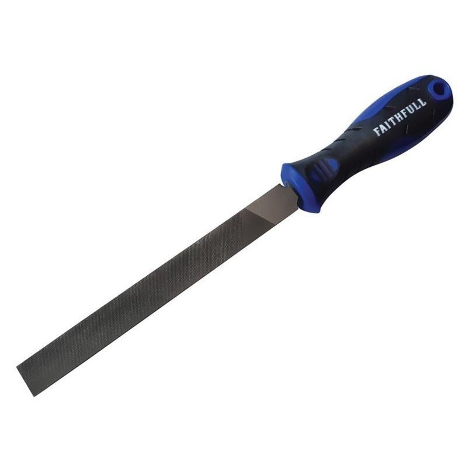 Faithfull Engineer's Hand File, Handled - Multi Colour - Second 150mm (6in)