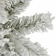 image 6 of Scandinavian 7ft White Spruce Fir Artificial Christmas Tree | Green