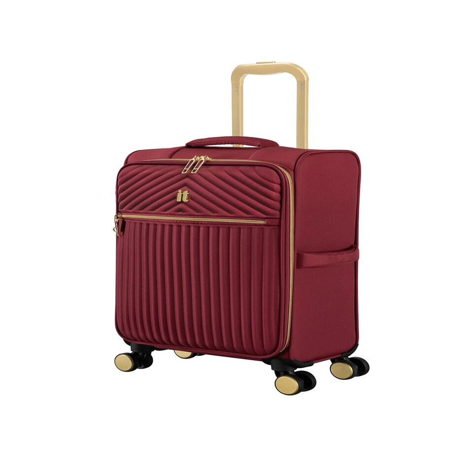 image 1 of IT Luggage Esplanade Rumba Red 3pc Suitcase Set Red