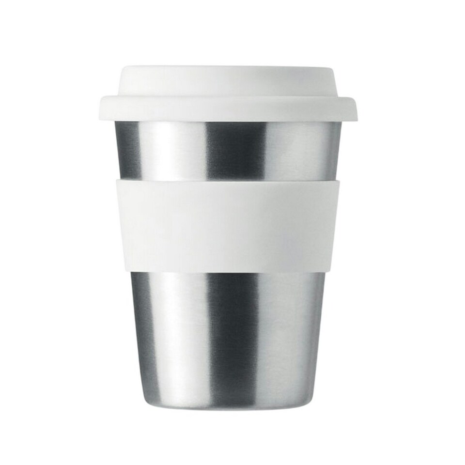 image 1 of MidOcean Irmug Stainless Steel 350ml Tumbler - White - One Size White