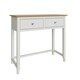 image 7 of Taberno 2 Drawer Dressing Table Linen White White