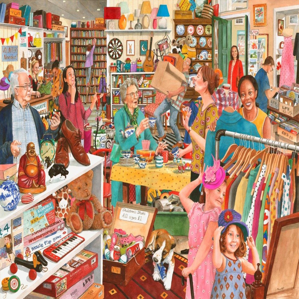 image 1 of Charity Bargains 1000 Piece Jigsaw Puzzle